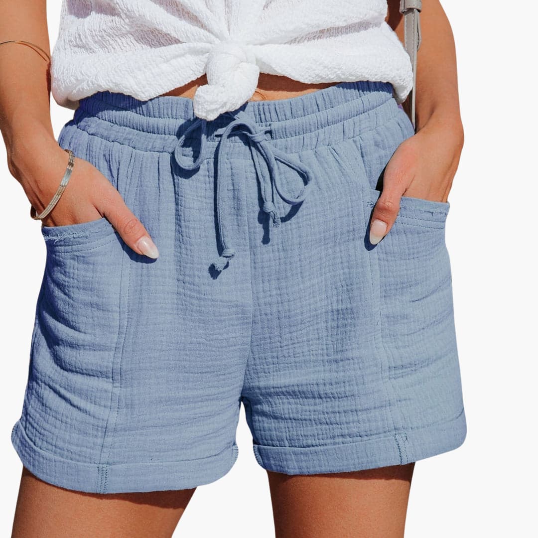 Emma | Elegant Casual Shorts with Adjustable Strap