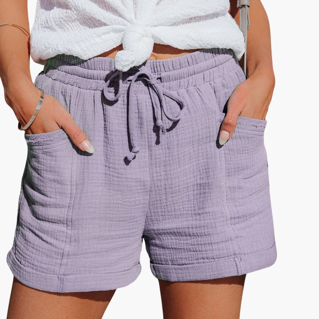 Emma | Elegant Casual Shorts with Adjustable Strap