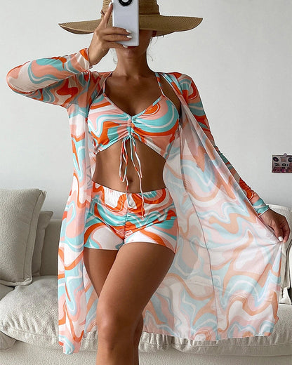 Bloom | 3-Piece Printed Bikini Set