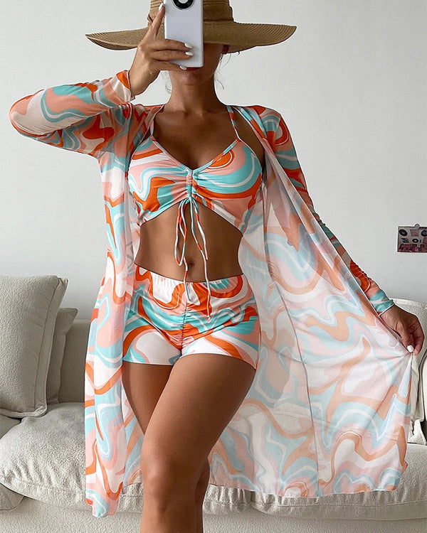 Bloom | 3-Piece Printed Bikini Set