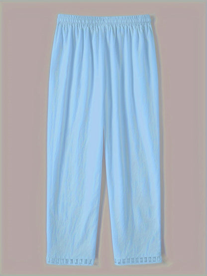 Wren – Relaxed Cropped Pants with Contrast Details